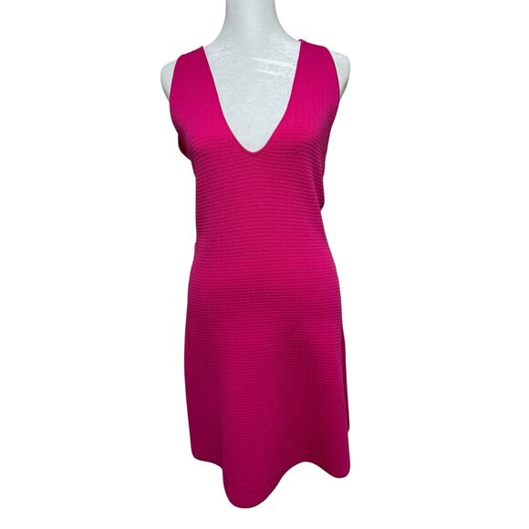 Zara Women's Mini Size Large Pink Sleeveless Dress (NWT) - Picture 1 of 4